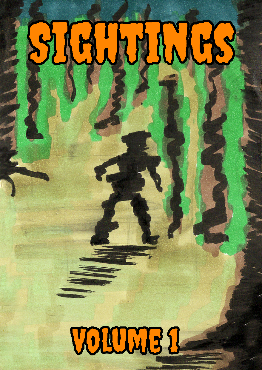 Sightings #1 - a cryptid art zine comic cover