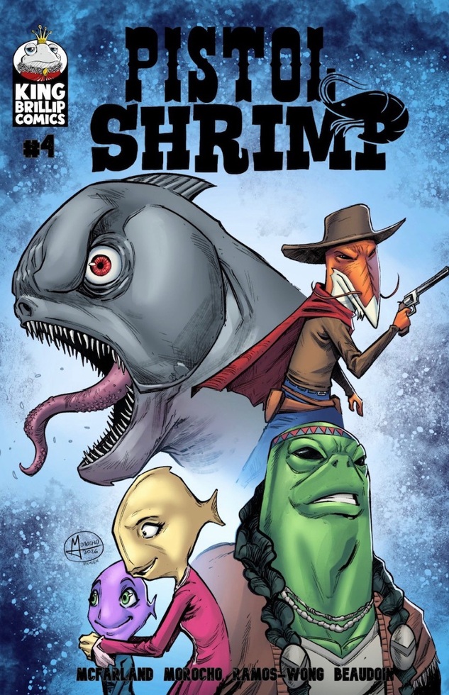 Pistol Shrimp #4 comic cover