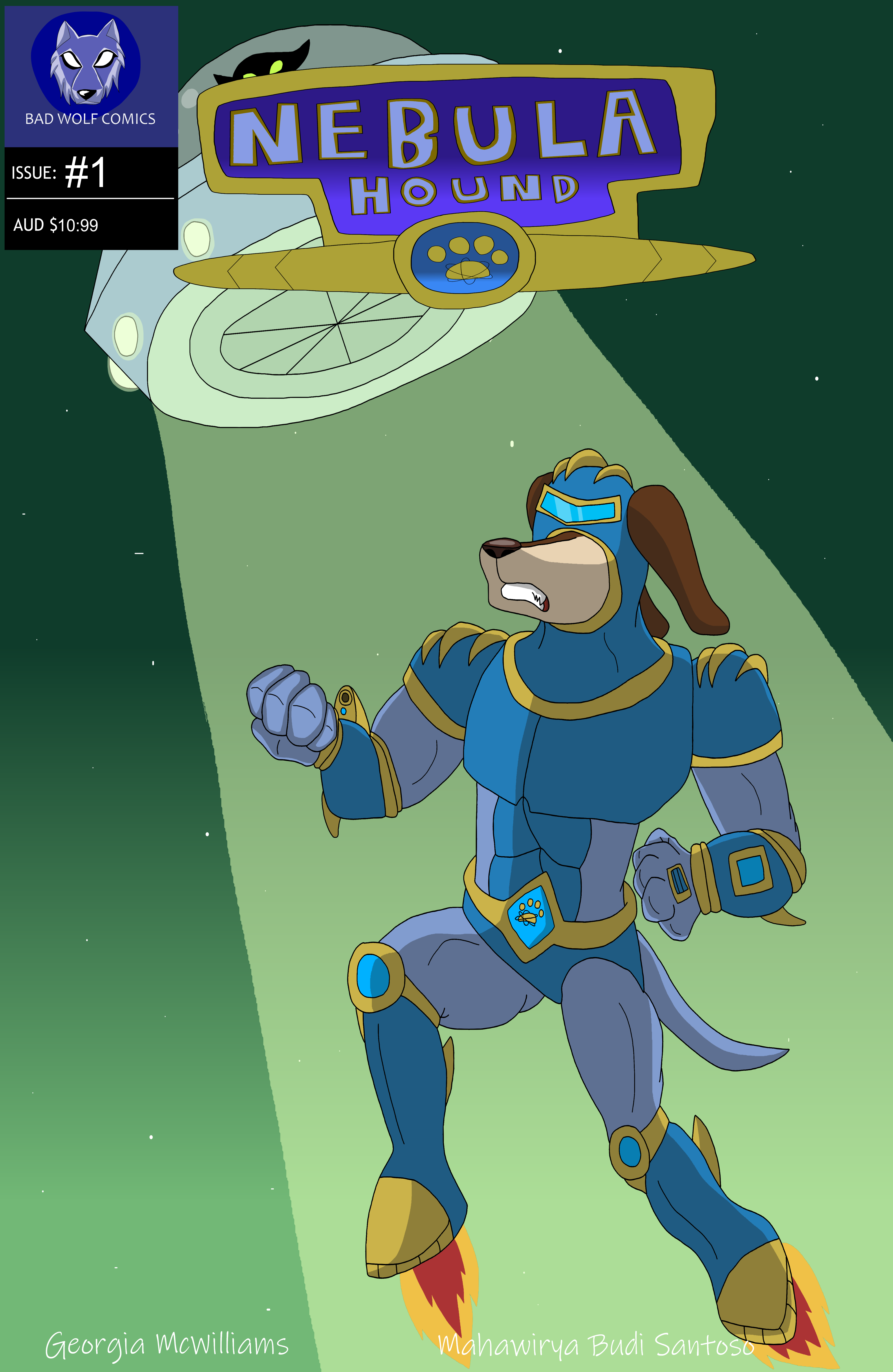 Nebula Hound Issue #1 comic cover