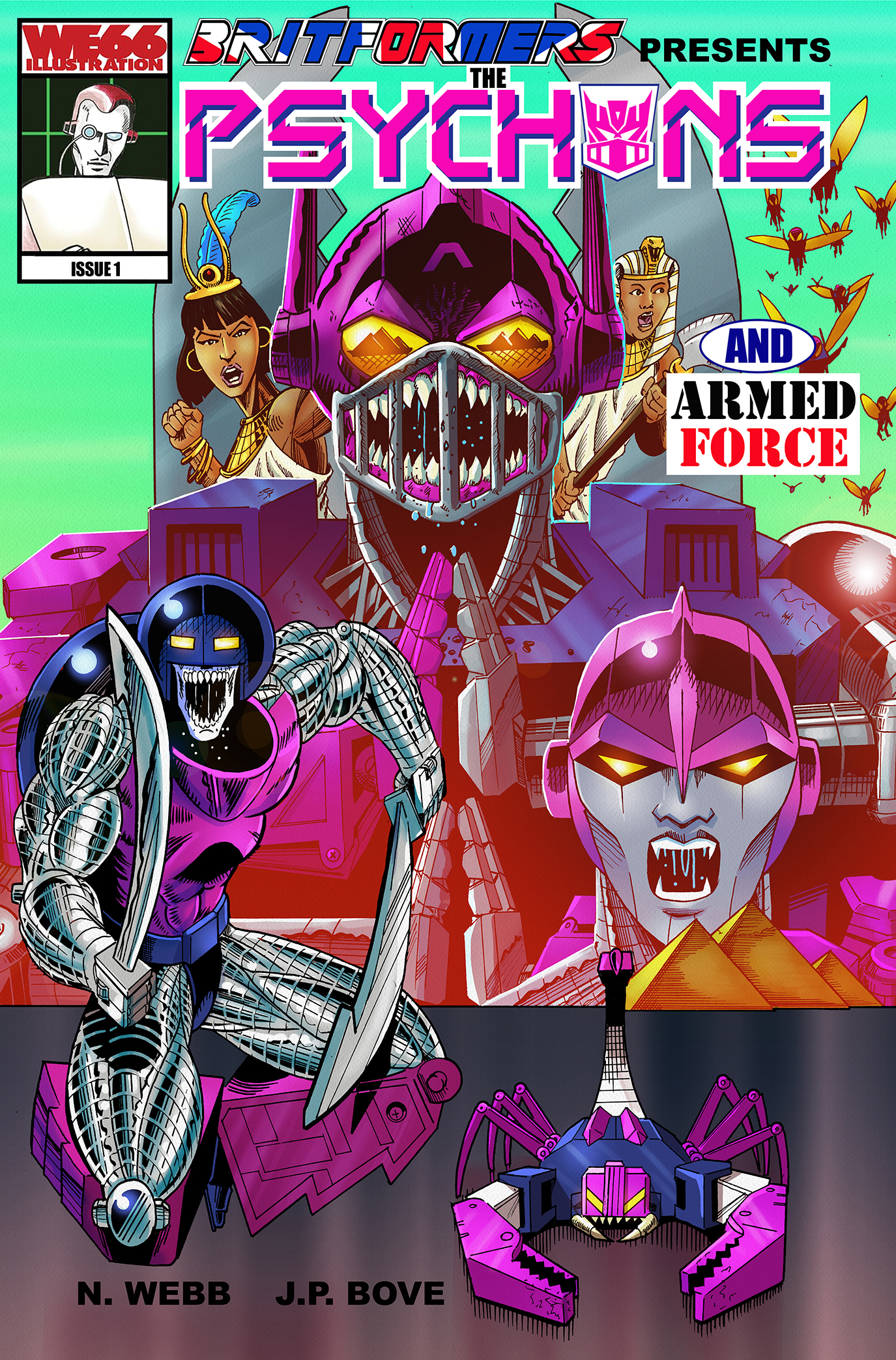 The Psychons issue 1 comic cover