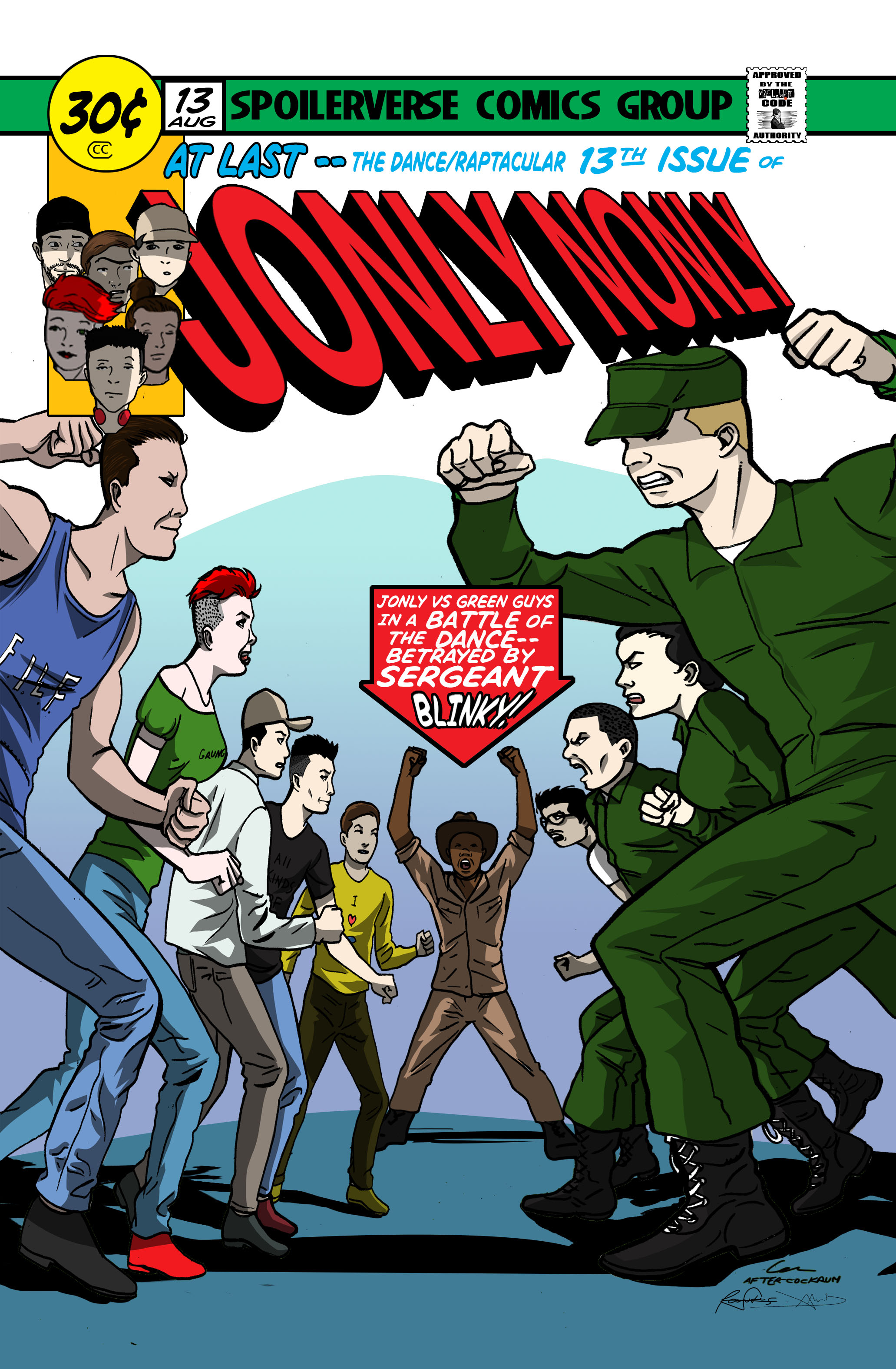 Jonly Nonly #13 - WDR Battle comic cover