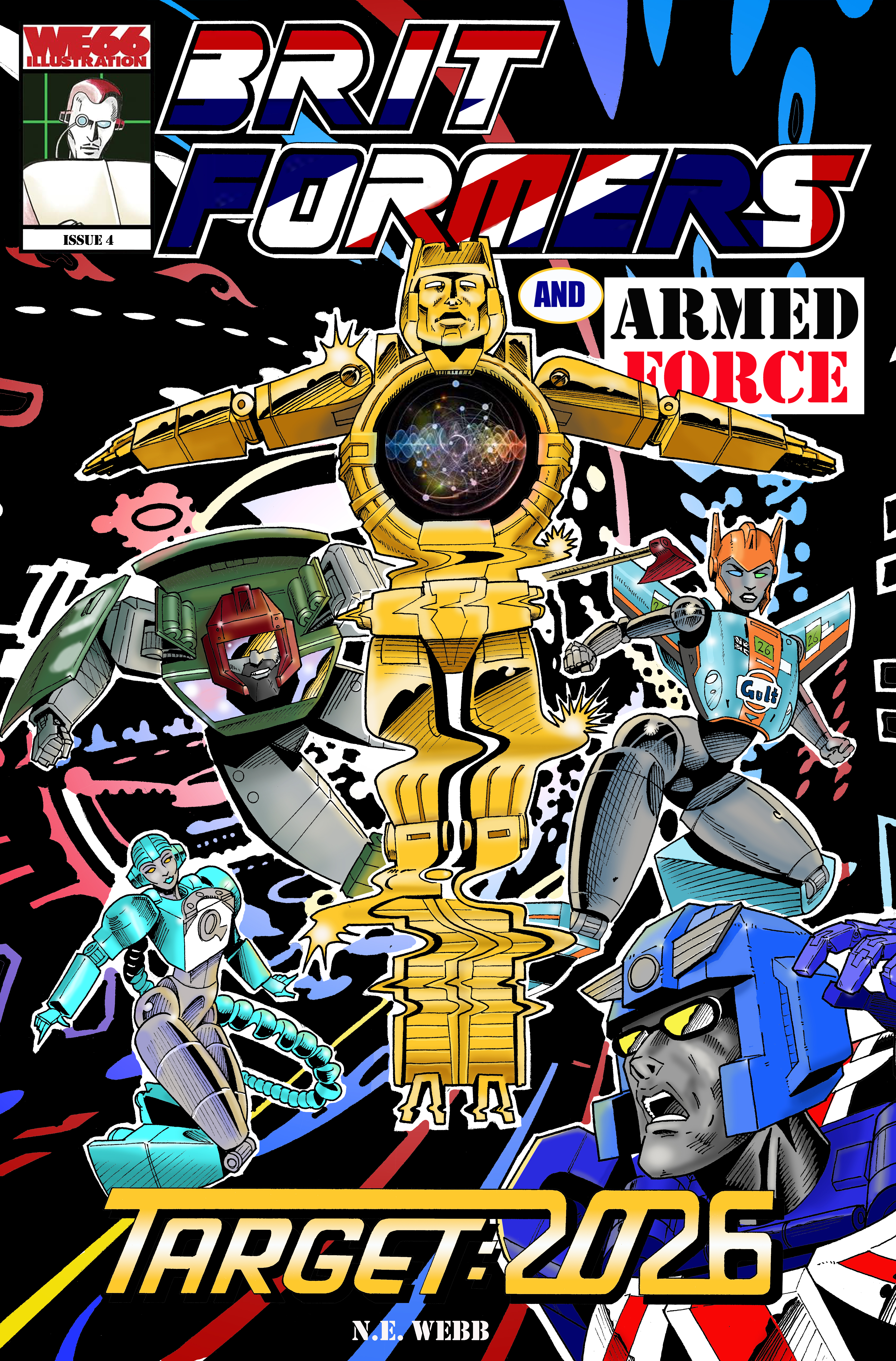 BRITFORMERS ISSUE 4 comic cover