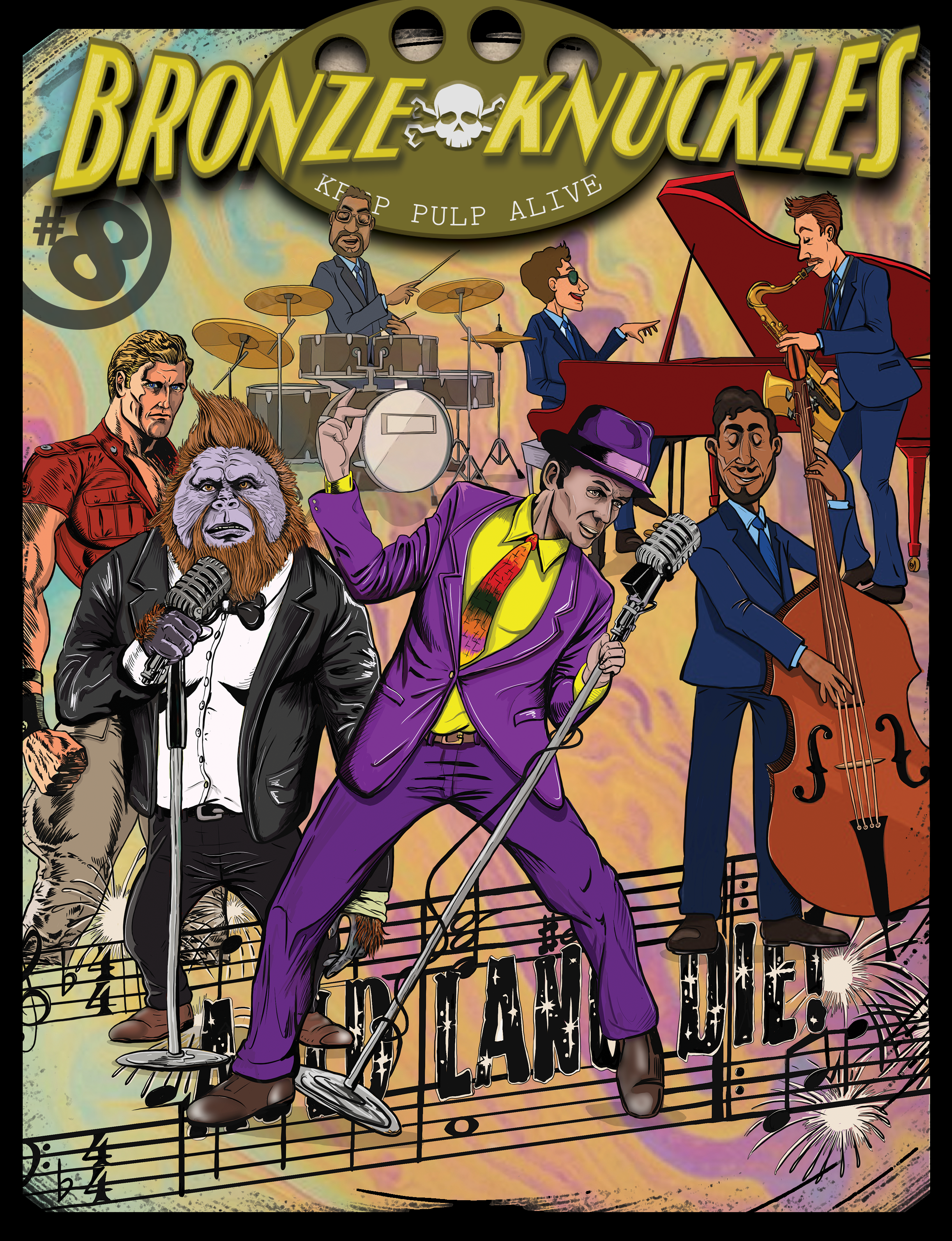 Bronze Knuckles #8 comic cover