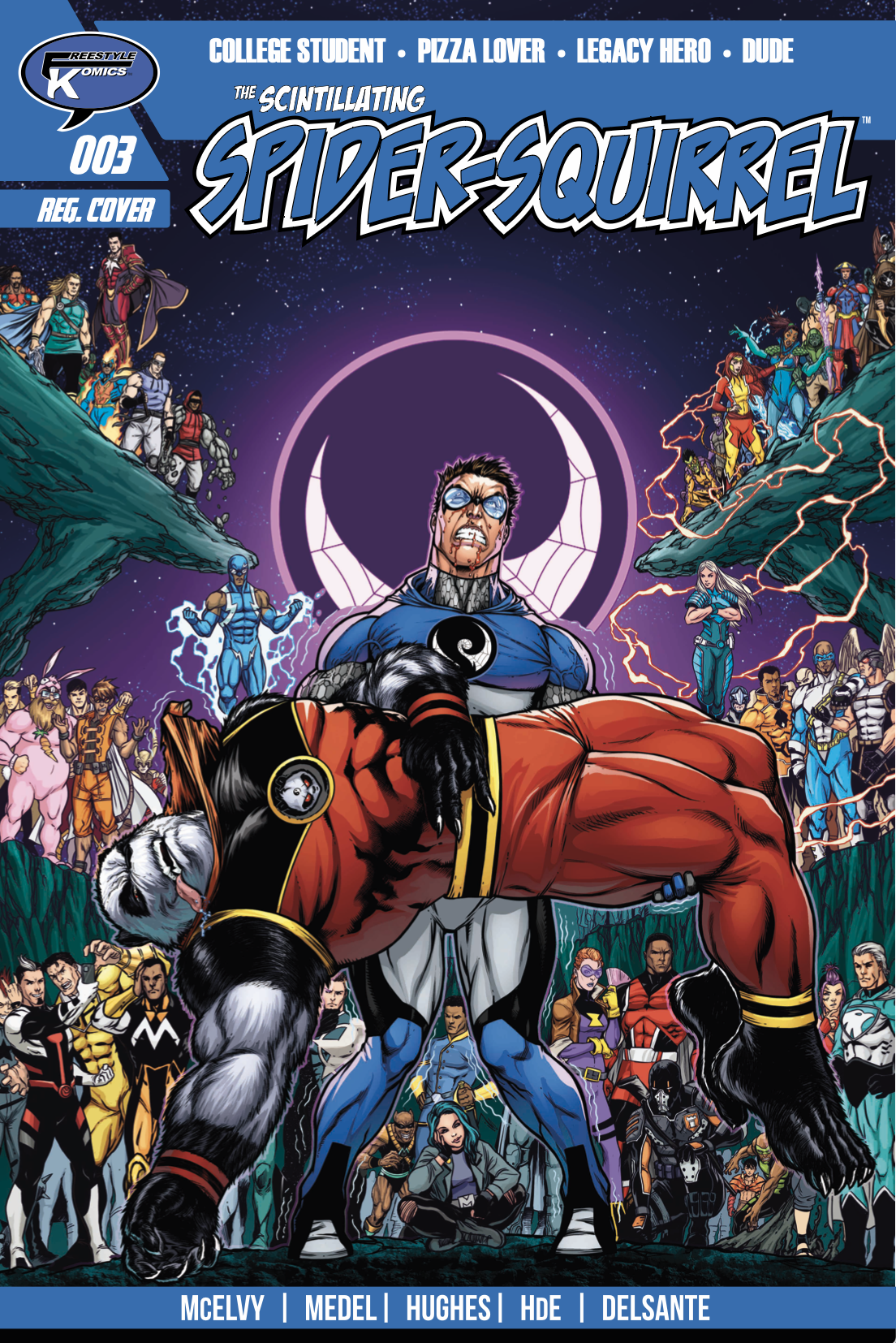 Spider-Squirrel Issue #3 comic cover