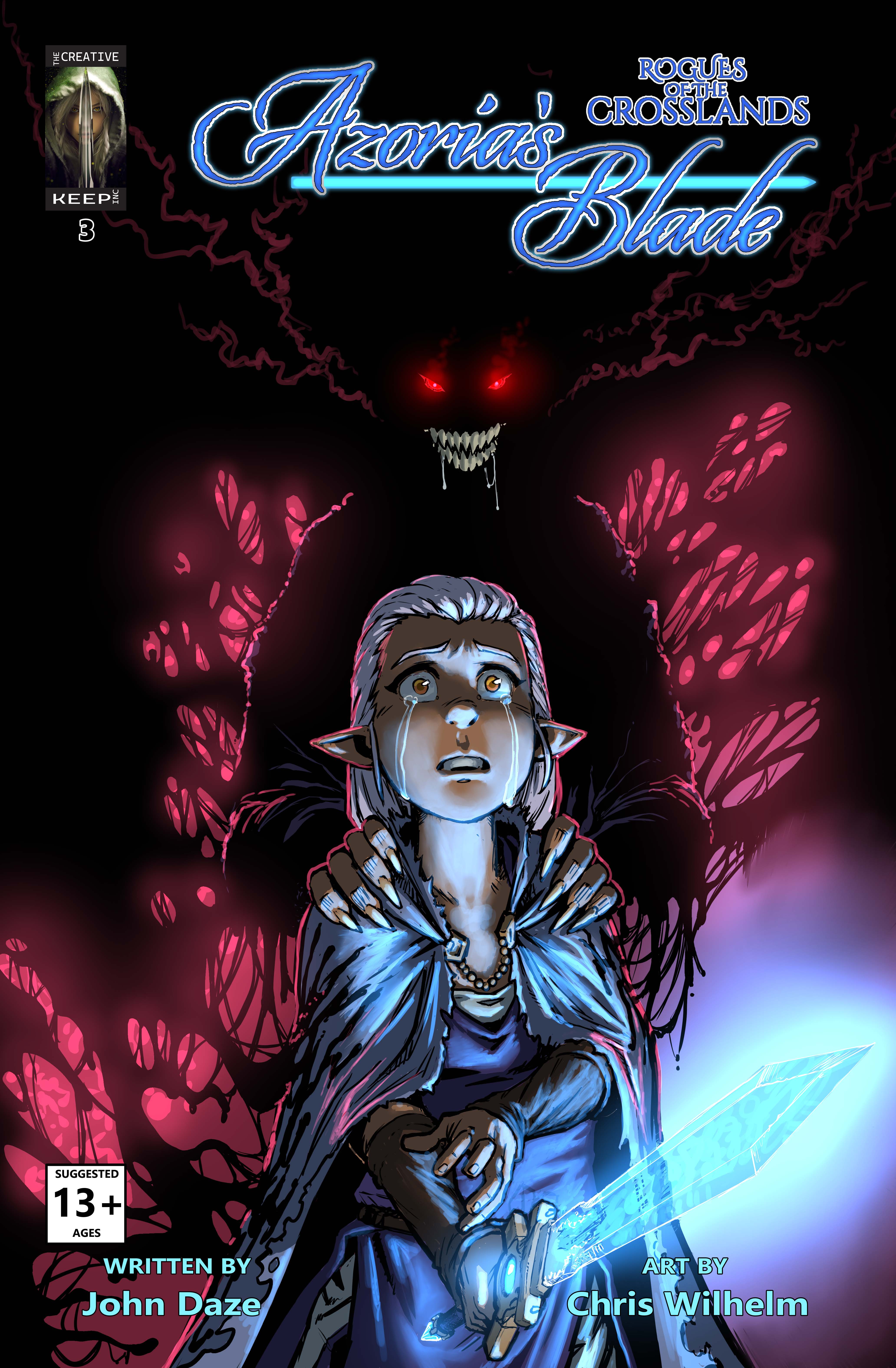 Rogues of the Crosslands: Azoria's Blade Issue #3 comic cover