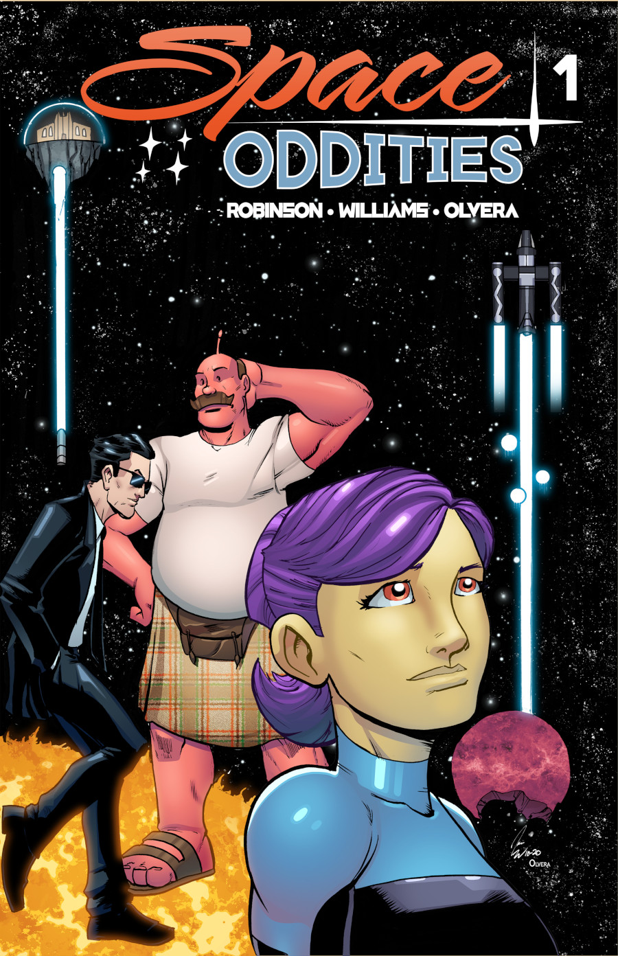Space Oddities #1 comic cover