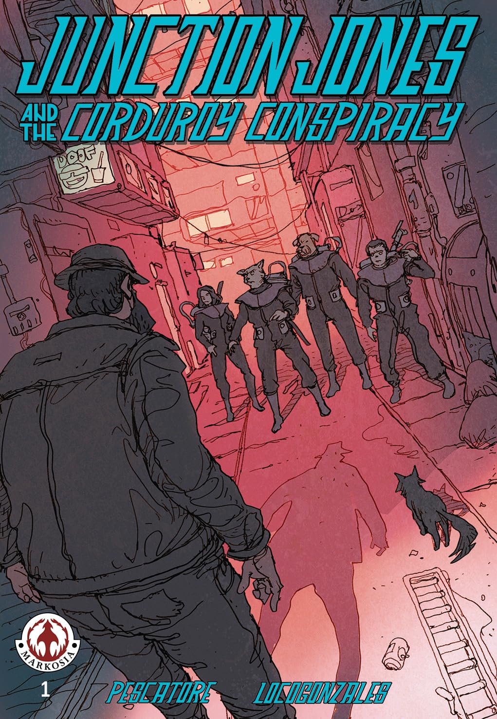 Junction Jones and the Corduroy Conspiracy 1 comic cover
