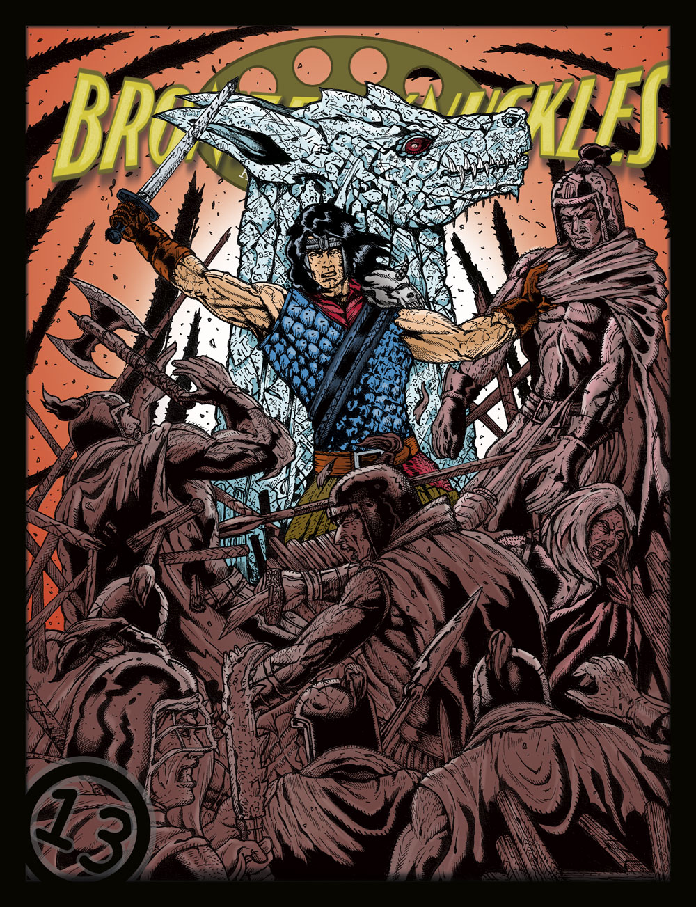 Bronze Knuckles #13 comic cover