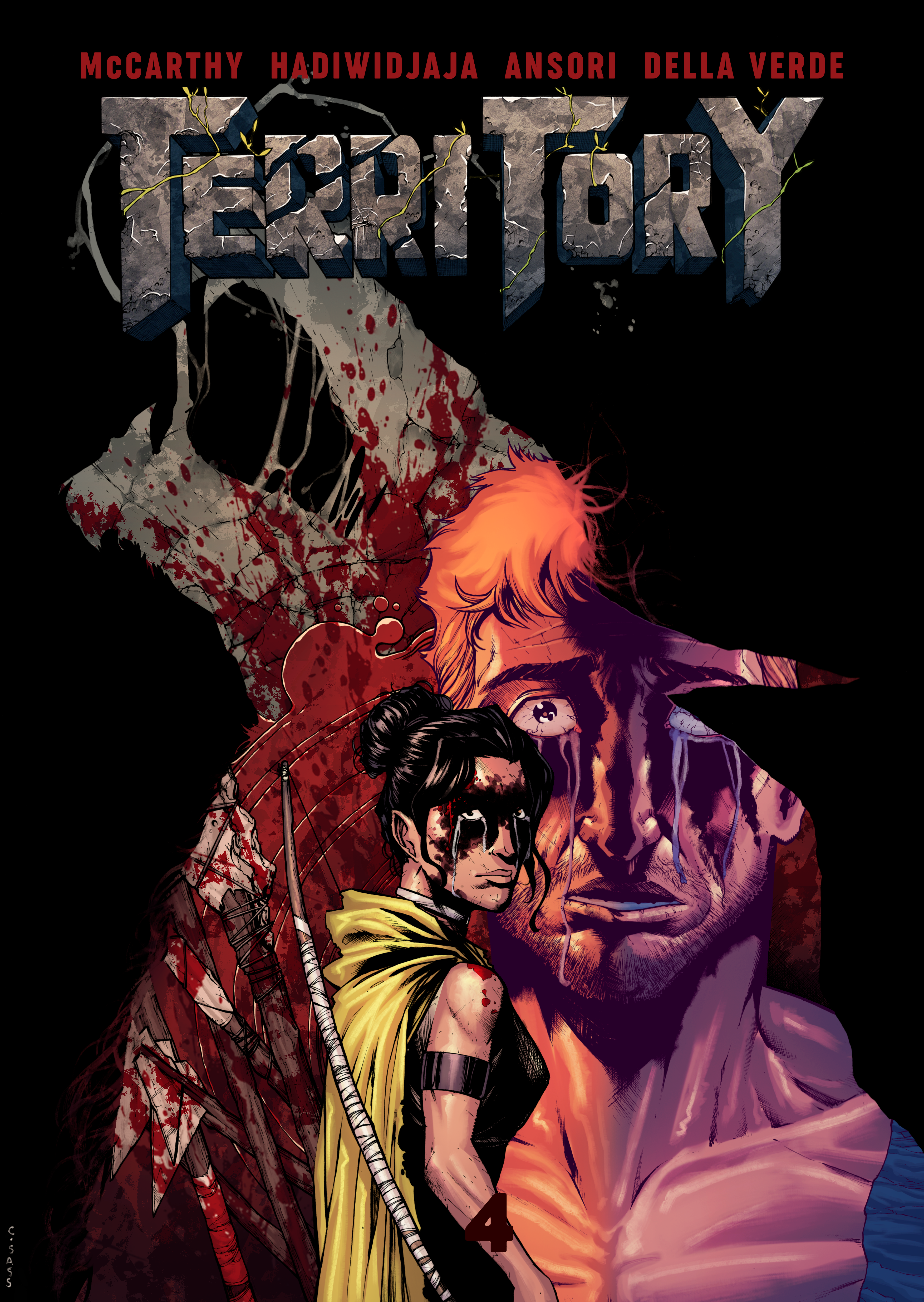 TERRITORY Issue 4 comic cover