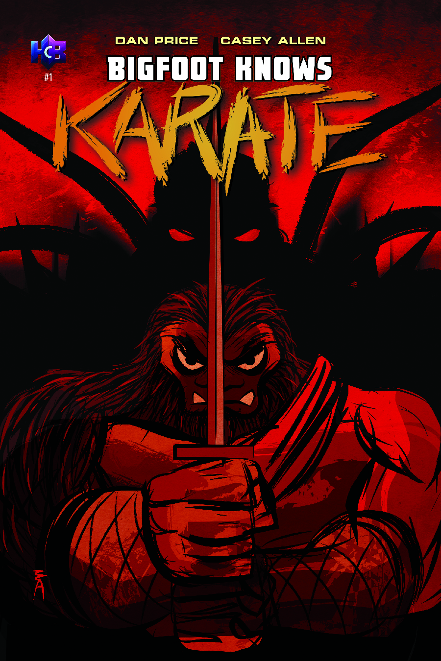Bigfoot Knows Karate #1 comic cover