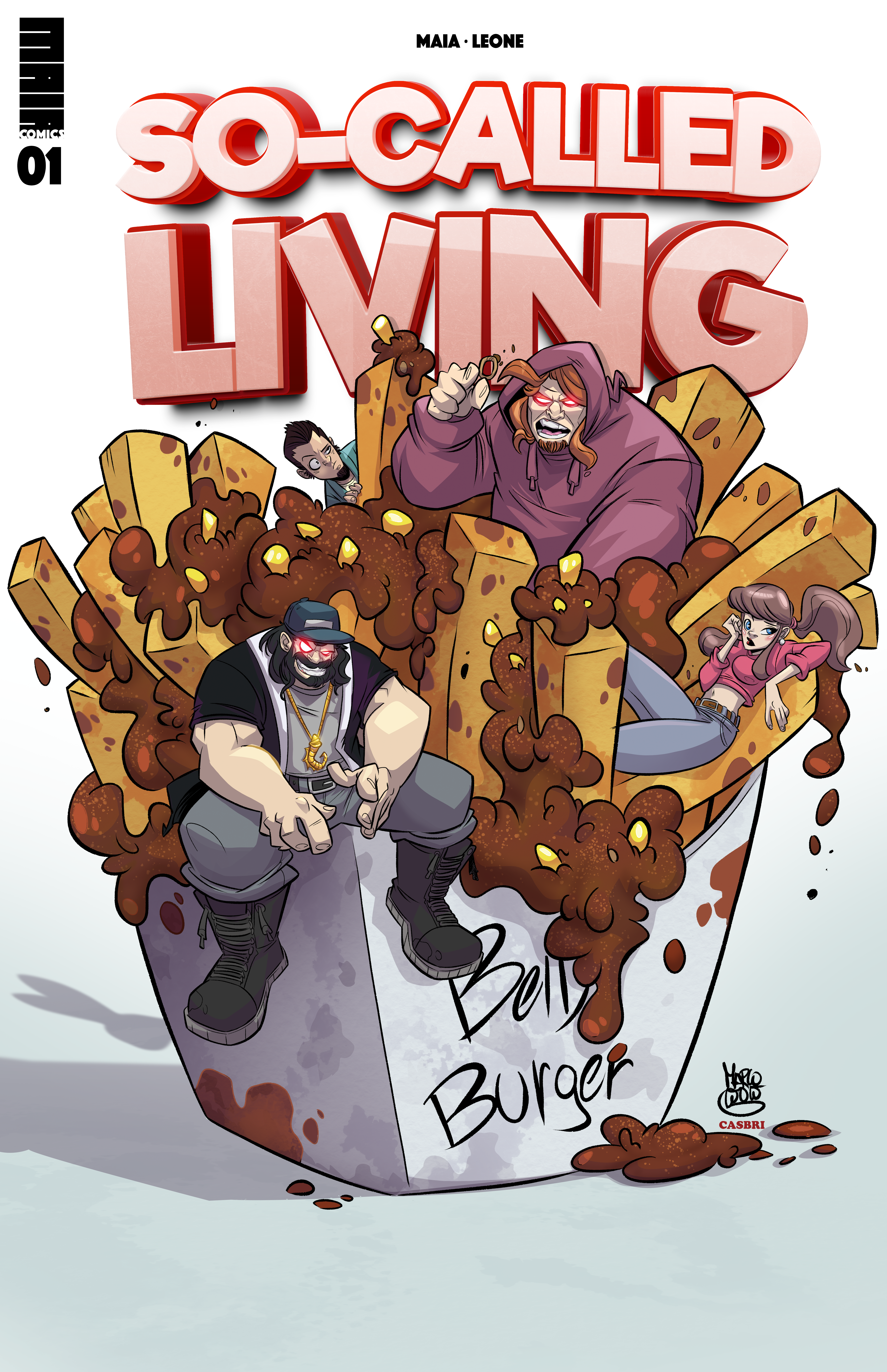 So-Called Living #1 comic cover