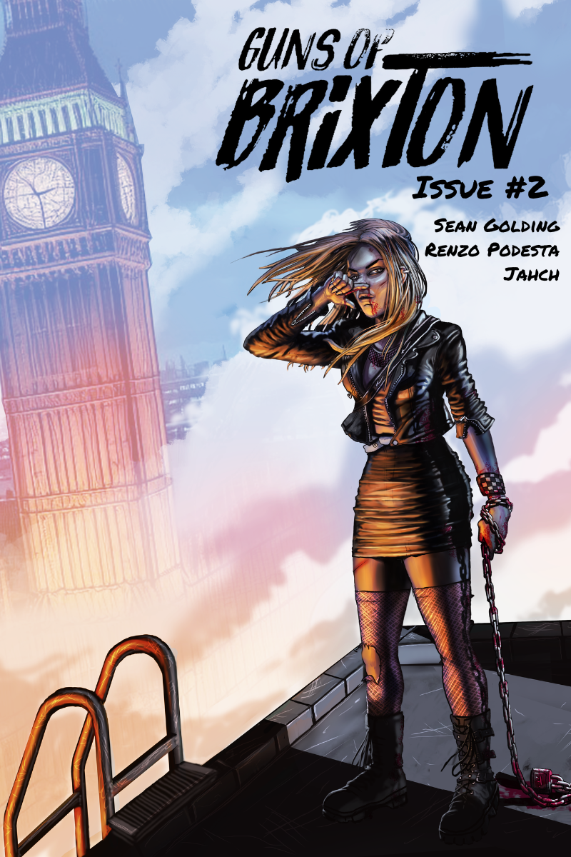 Guns of Brixton #2 comic cover