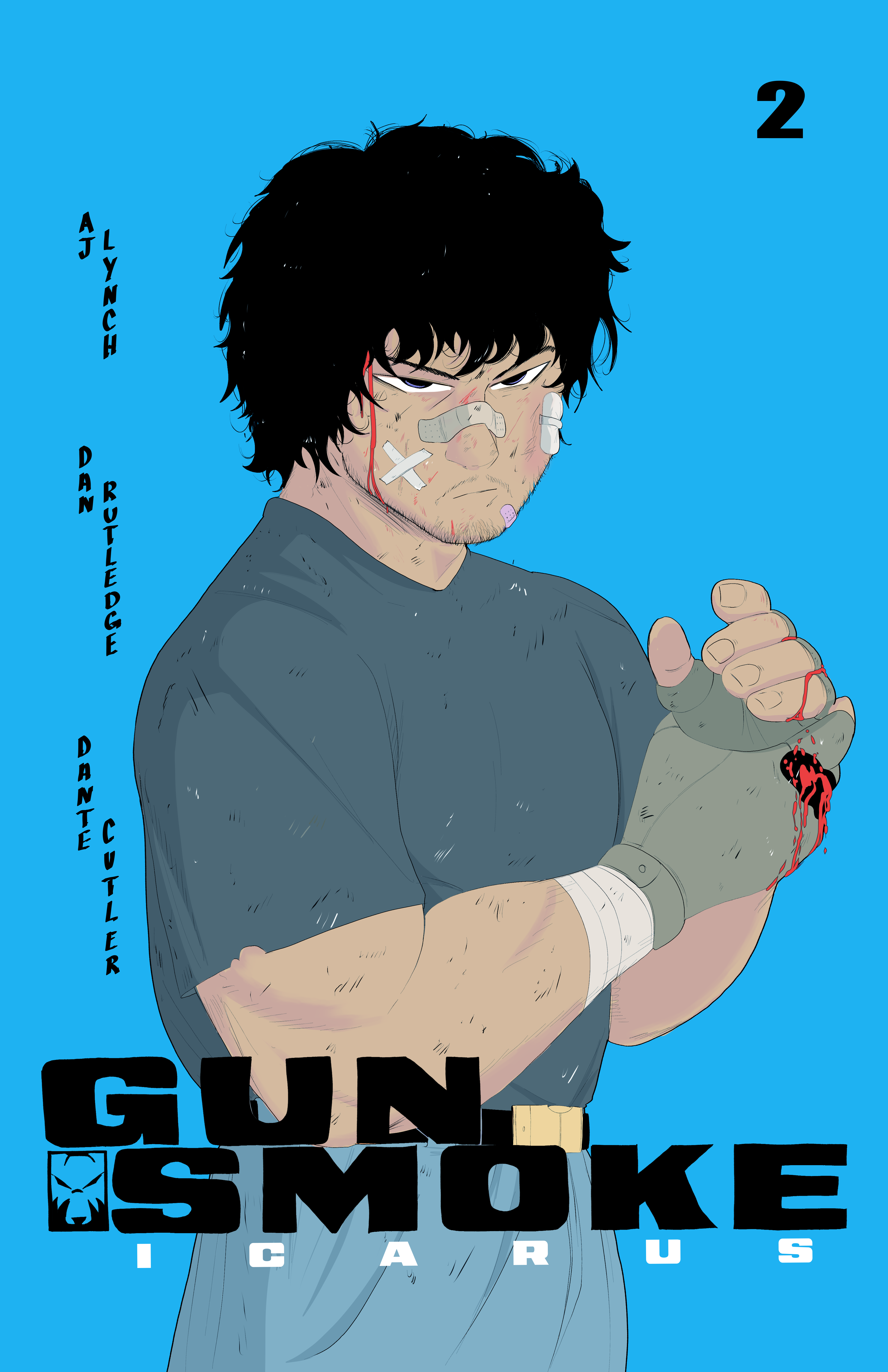 Gunsmoke Icarus - Issue #2 comic cover