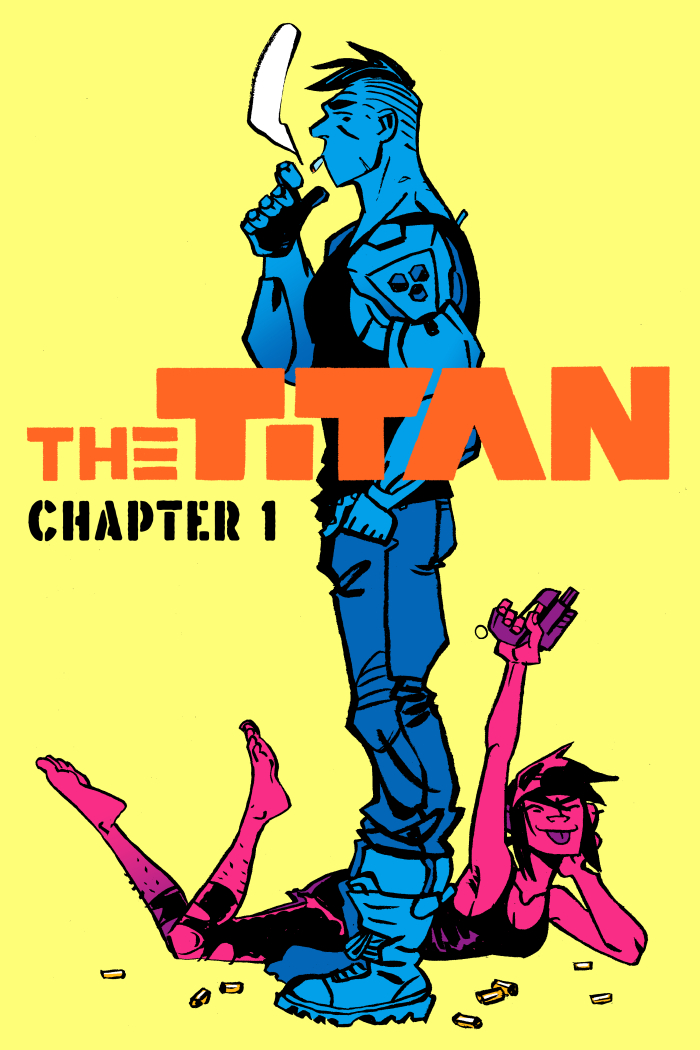 THE TITAN Chapter 1: "Don't Thank Me Yet" comic cover