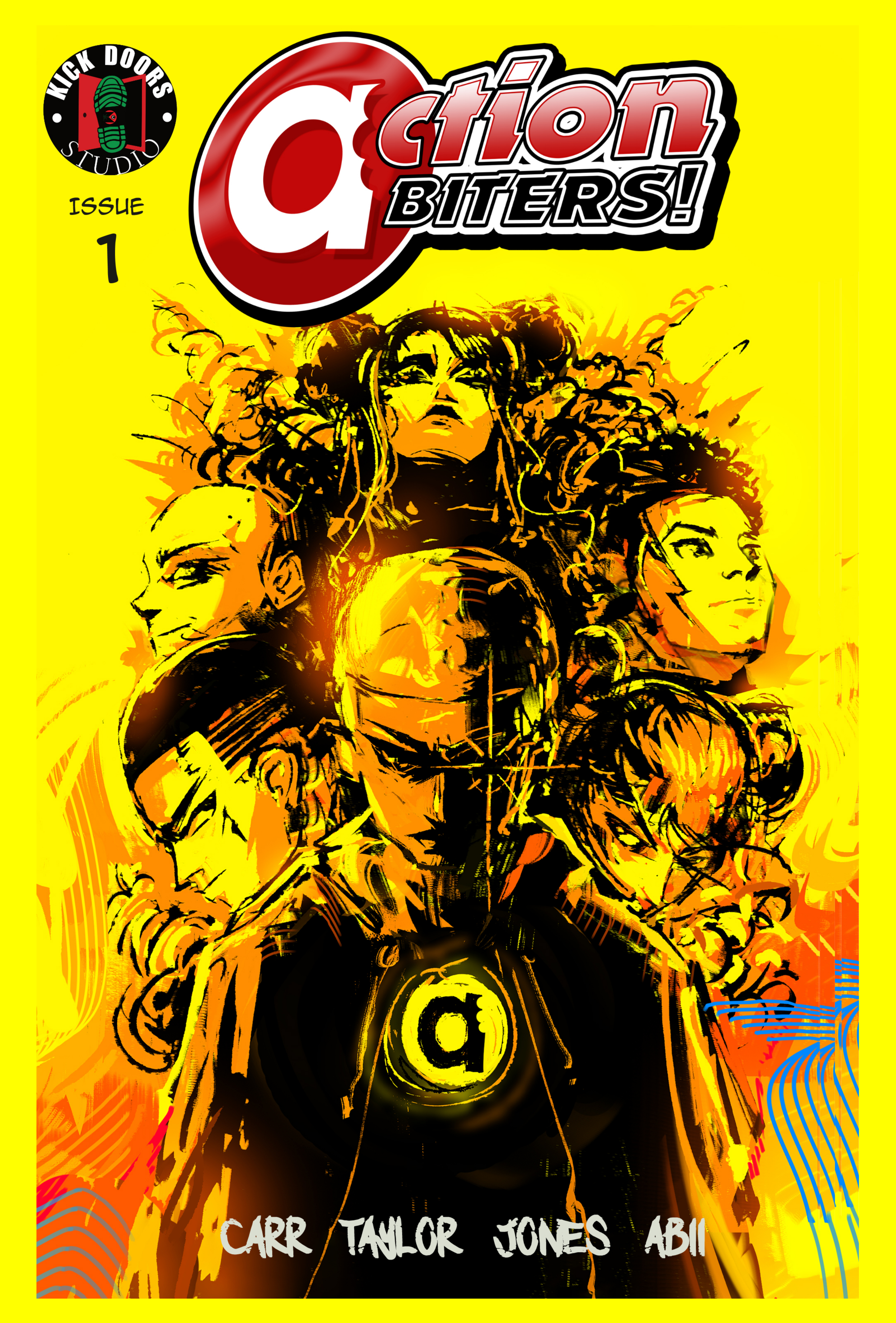 Action Biters Issue # 1 C comic cover