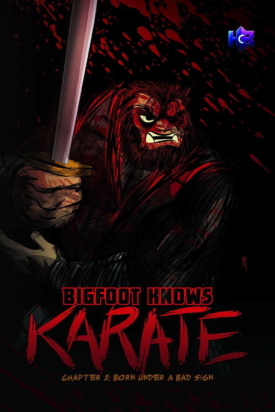 Bigfoot Knows Karate #2 comic cover