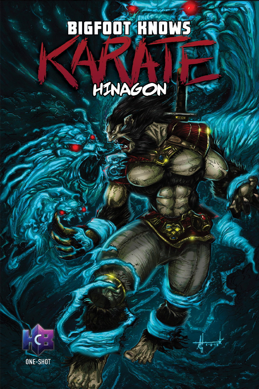 Bigfoot Knows Karate: Hinagon comic cover