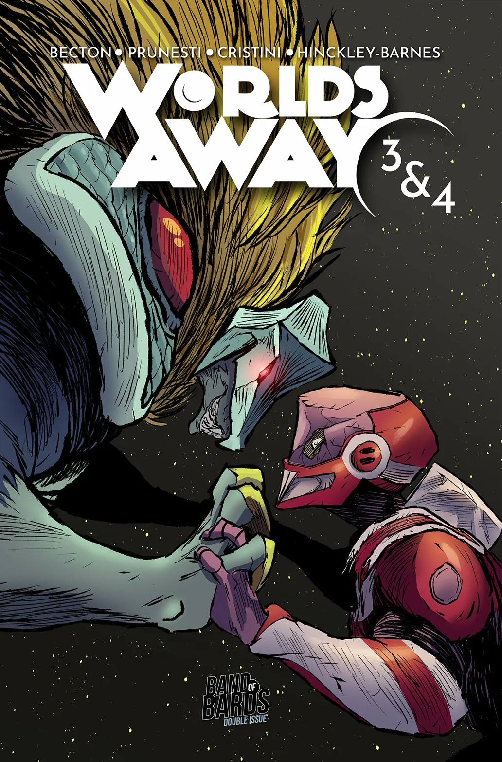WORLDS AWAY 3-4 DOUBLE ISSUE comic cover