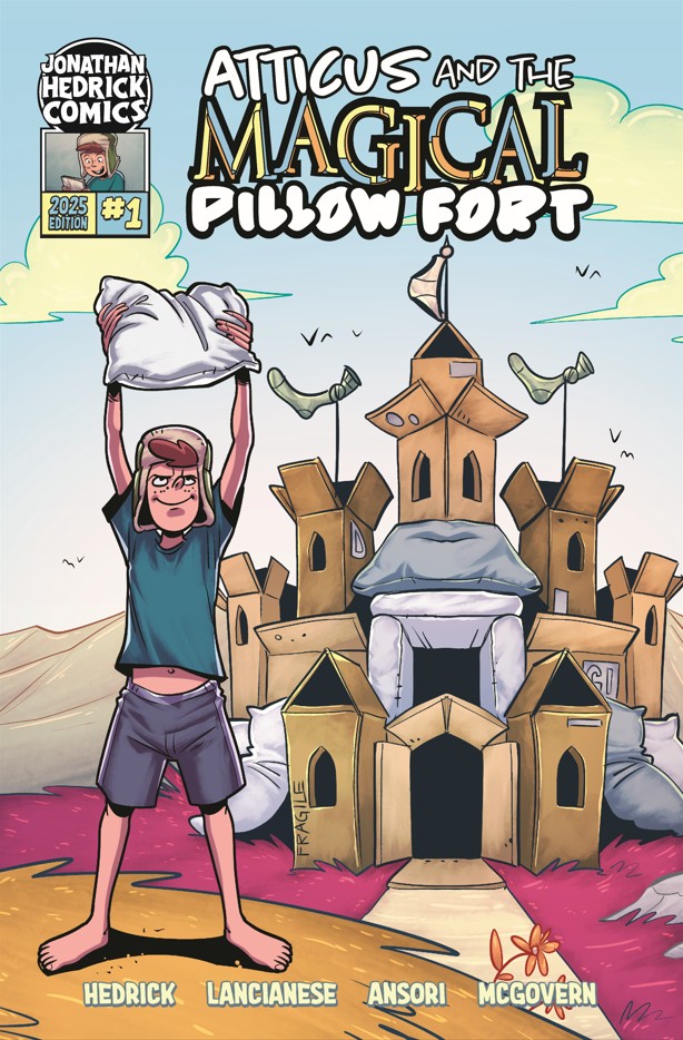 Atticus & The Magical Pillow Fort #1 comic cover