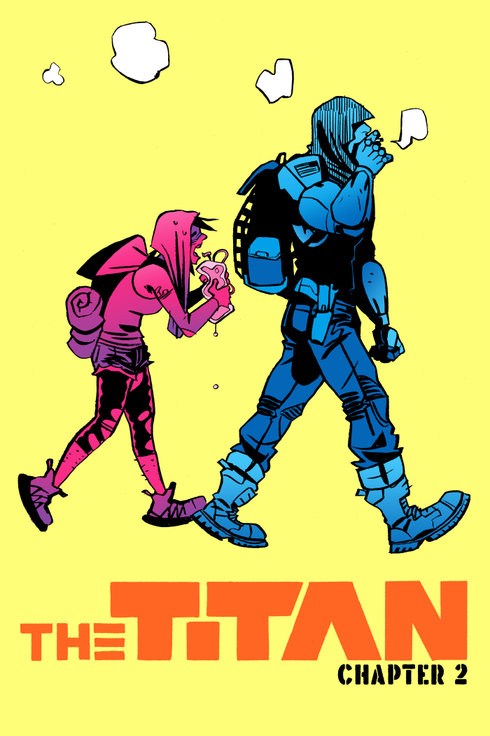 THE TITAN Chapter 2: "Brave and Beefy" comic cover