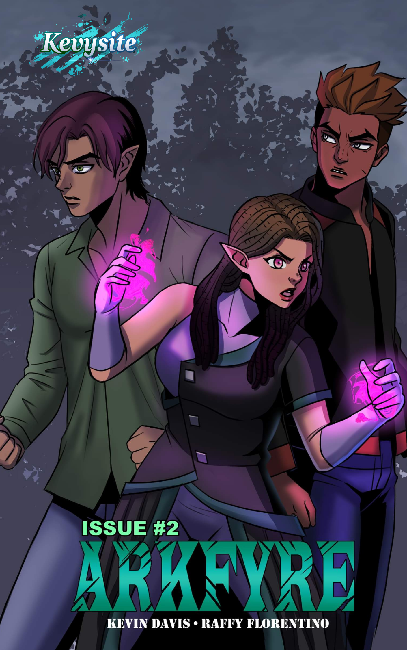 Arkfyre Issue 2 comic cover