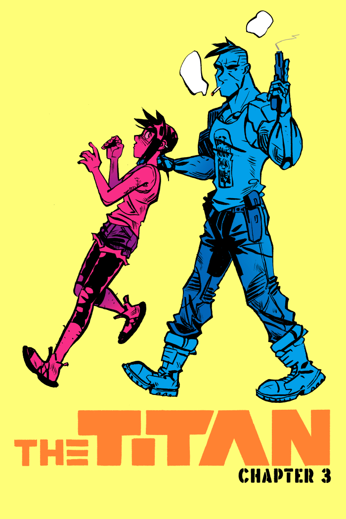 THE TITAN Chapter 3: "I'd Rather Be Dead" comic cover