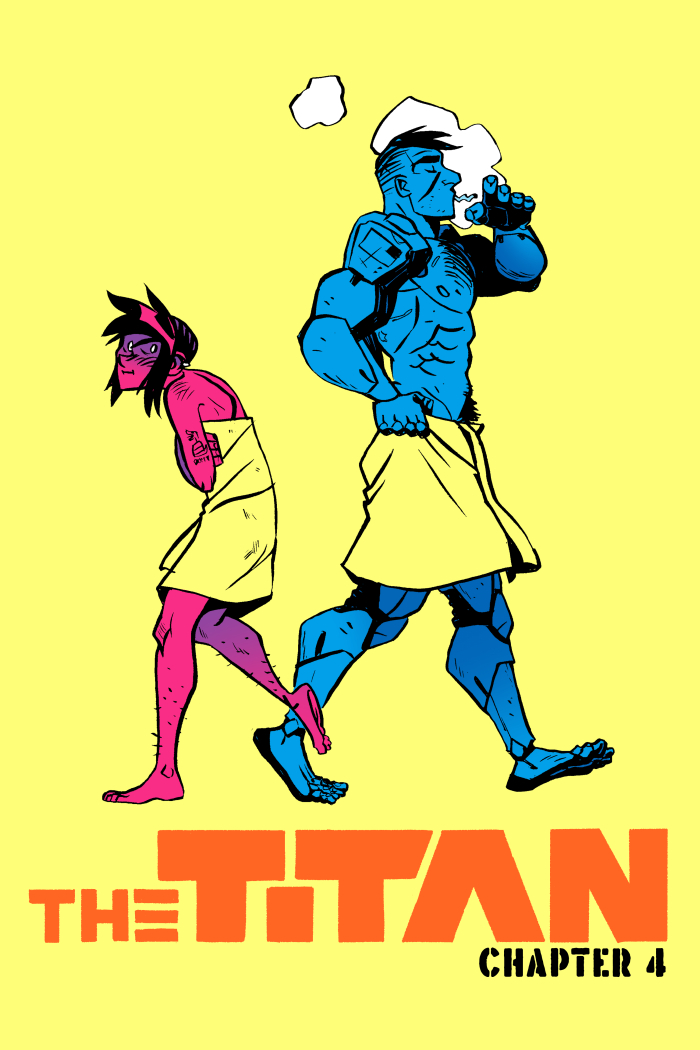 THE TITAN Chapter 4: "Not a Merc, Not a Man, and Certainly Not Ansel Dune" comic cover