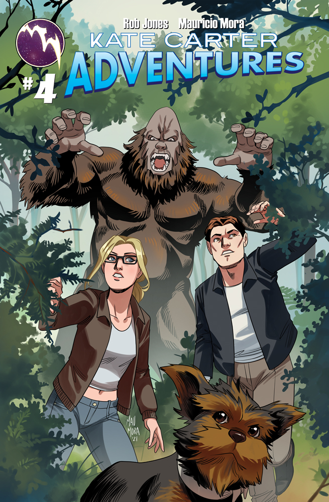 Kate Carter Adventures #4 comic cover