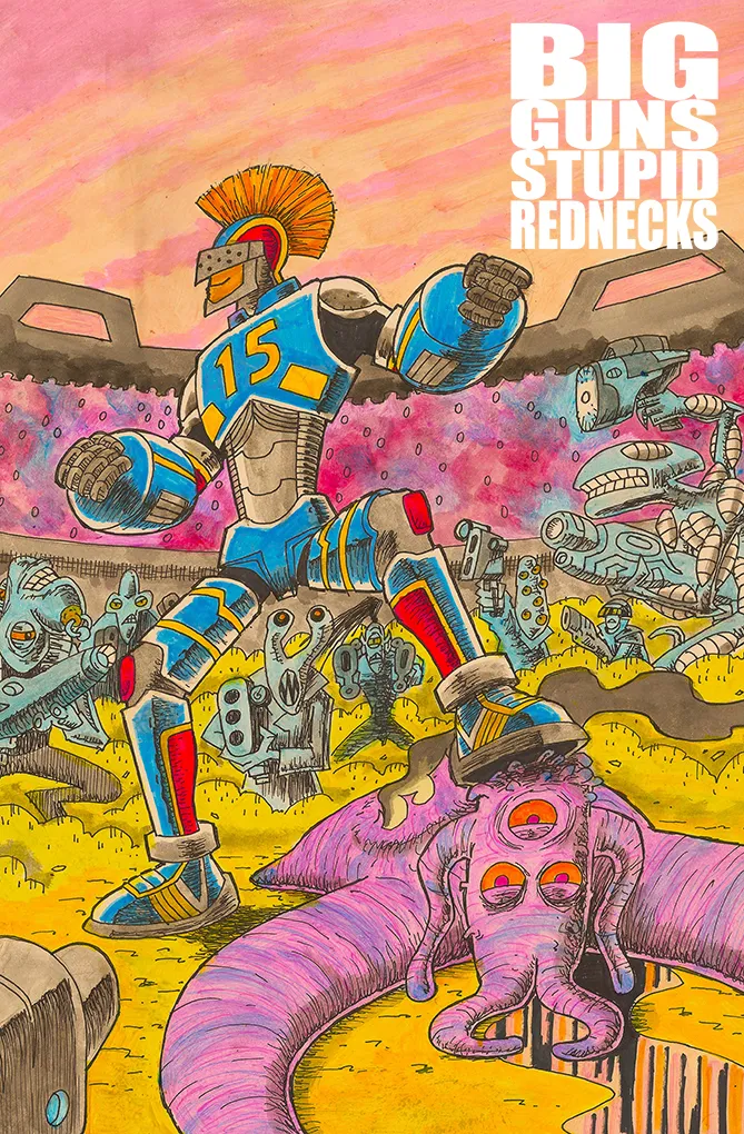 BIG GUNS STUPID REDNECKS #2 comic cover