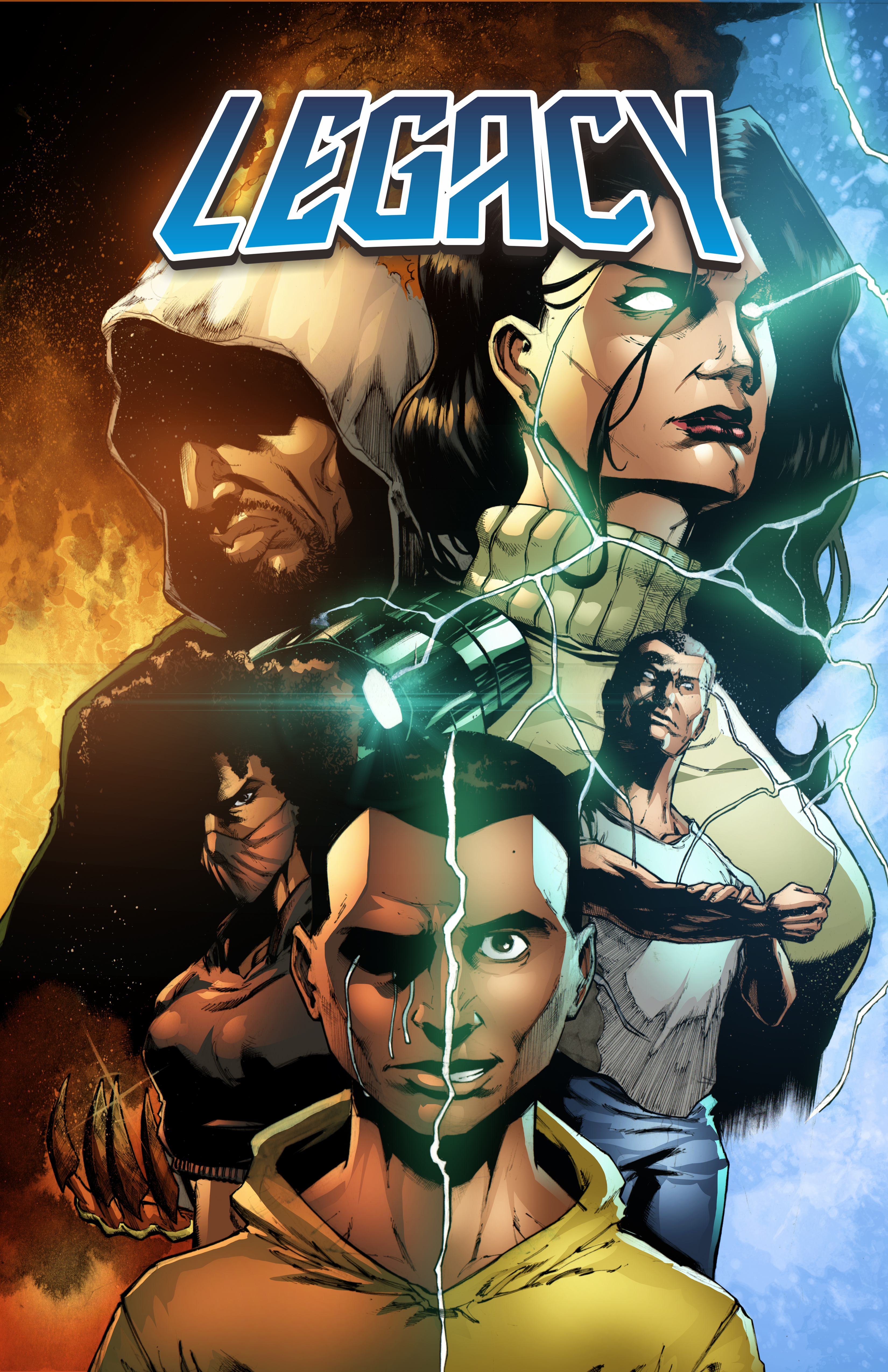 Legacy Blaze Issue #1 comic cover