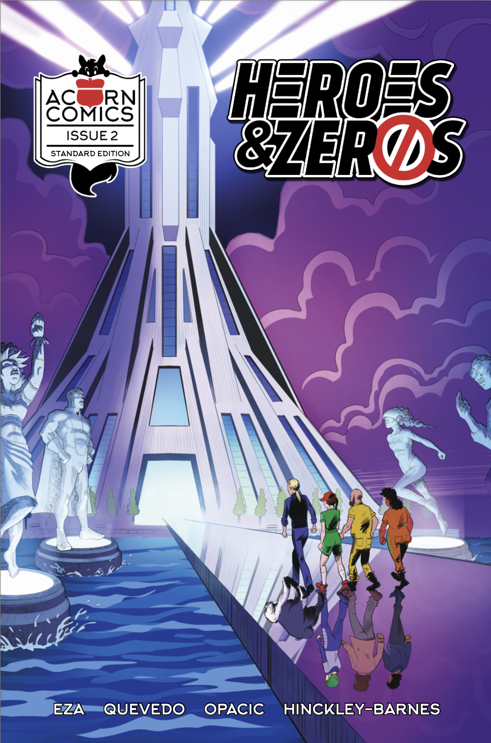 Heroes & Zeros #2 comic cover