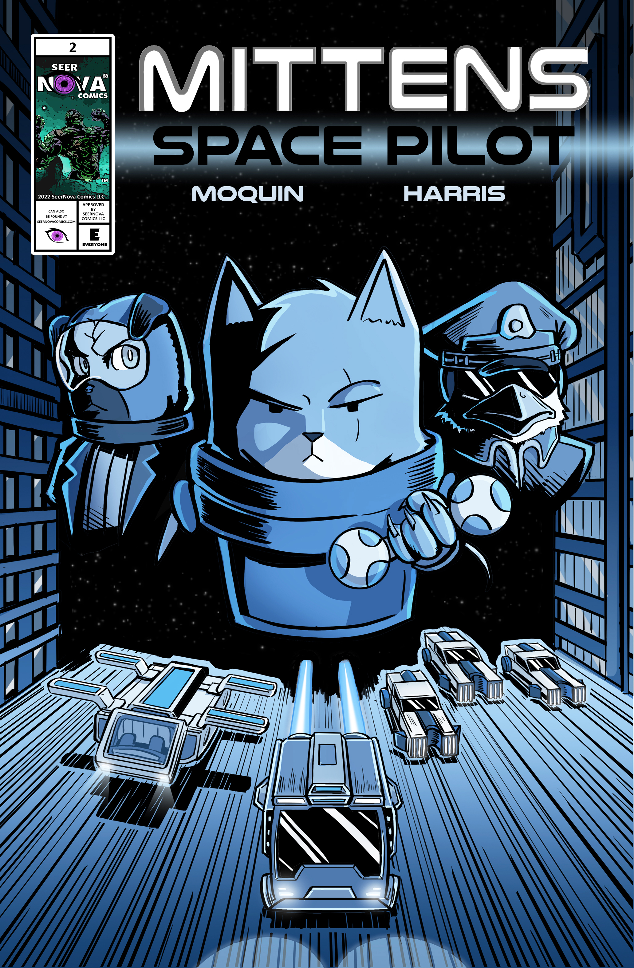Mittens: Space Pilot Issue 2 comic cover