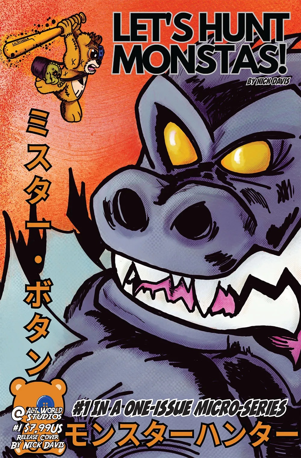 Let's Hunt Monstas! #1 in a Micro Series of One comic cover
