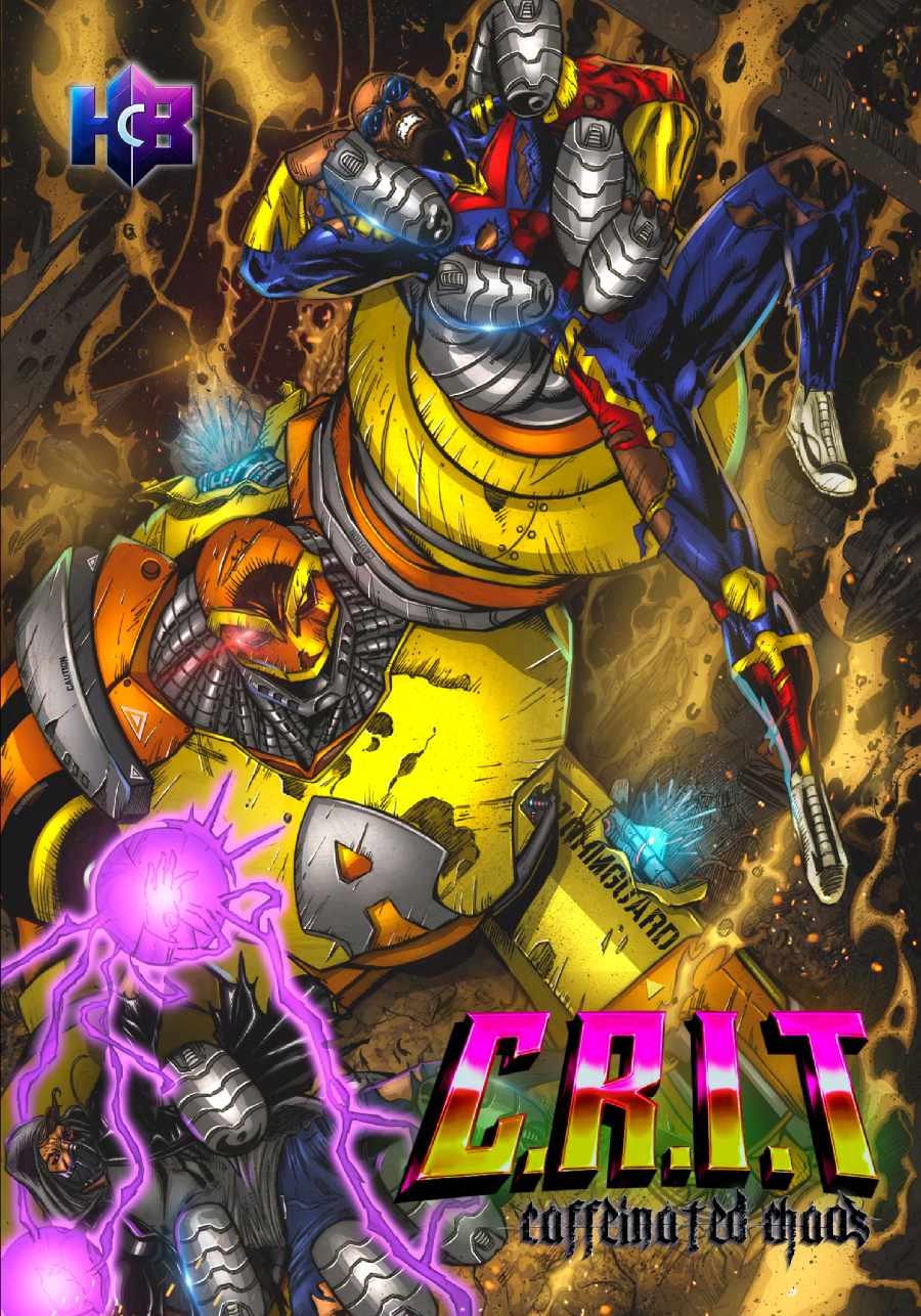 C.R.I.T #7 Caffinated Chaos comic cover