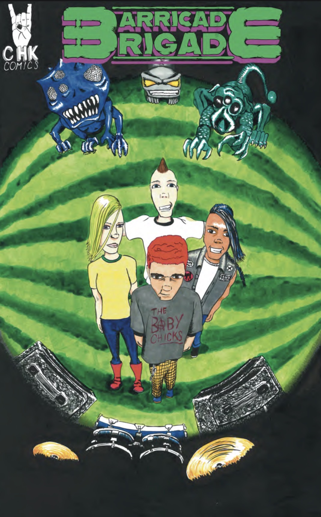 Barricade Brigade #0 comic cover