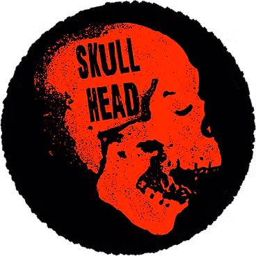 Skull head comic
