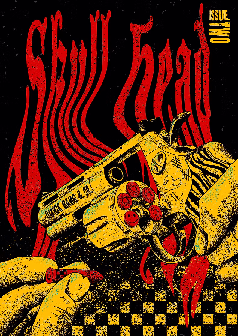 Skull Head Issue 2 comic cover