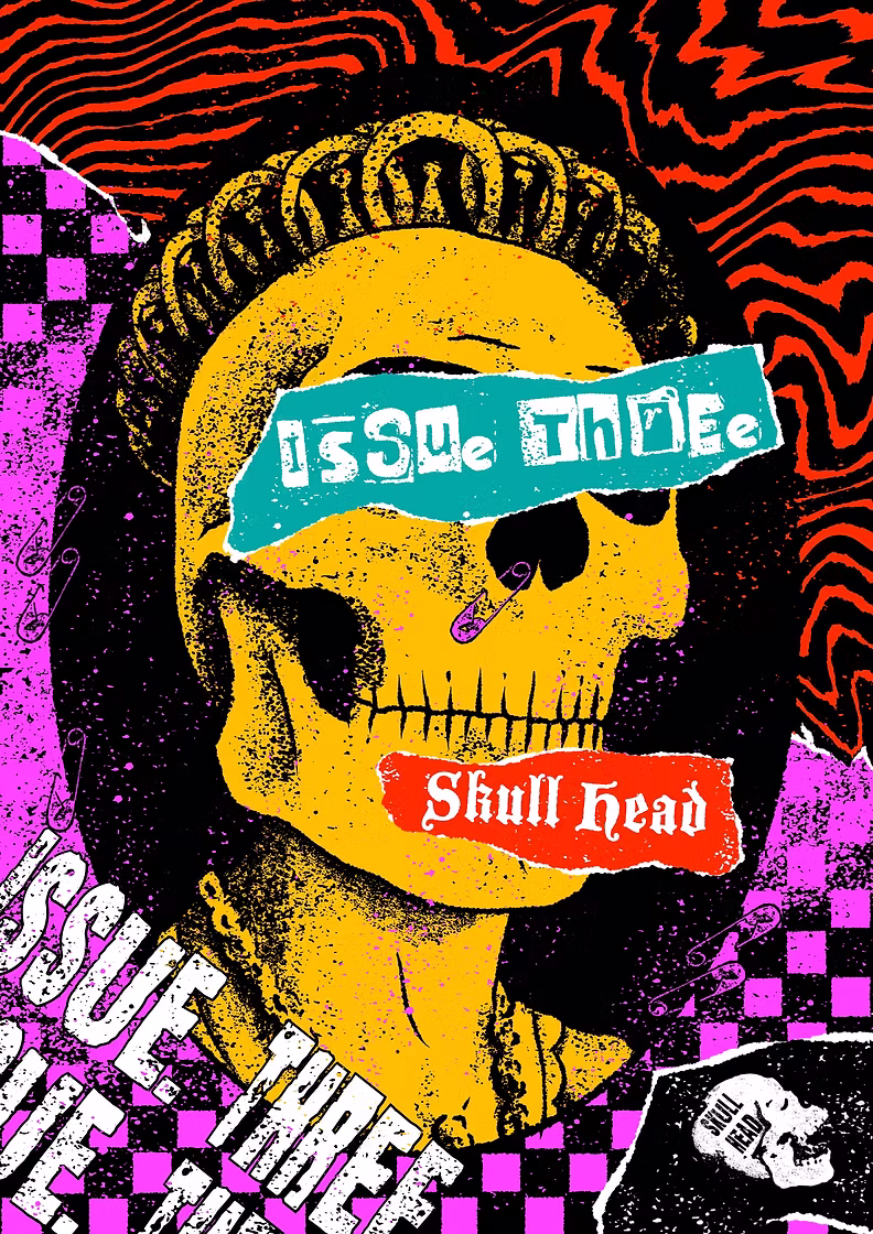 Skull Head Issue 3 comic cover