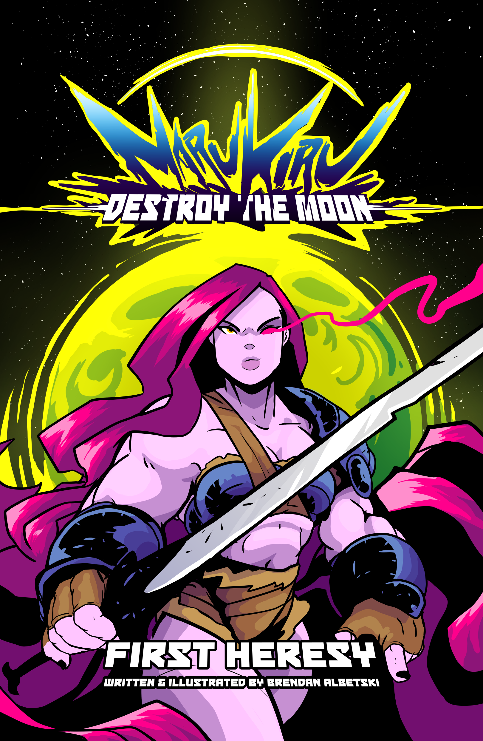 Maru Kiru Destroy the Moon - First Heresy comic cover