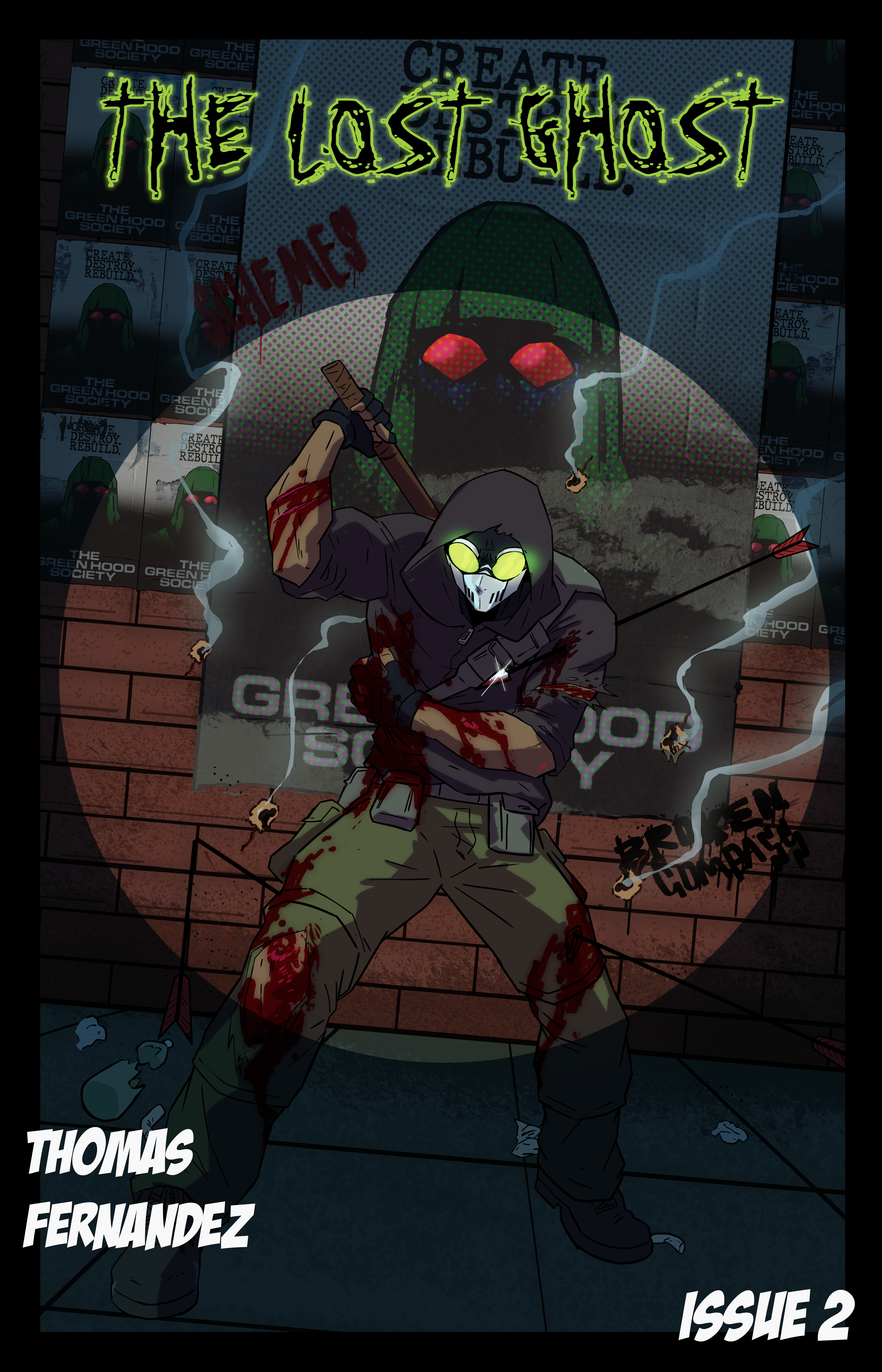 THE LOST GHOST issue 2 comic cover