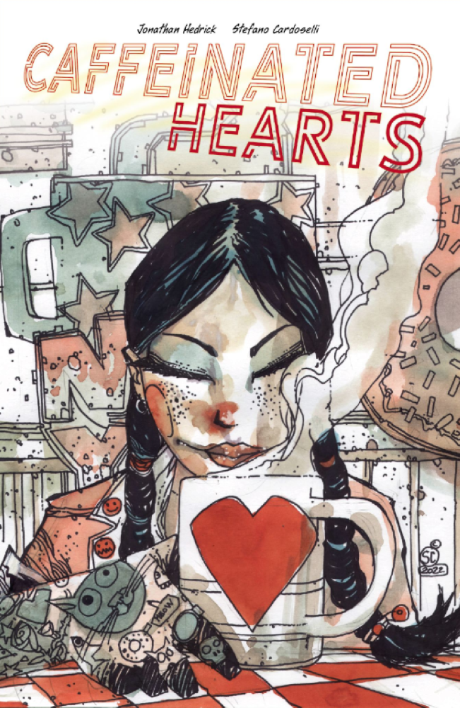 Caffeinated Hearts comic cover