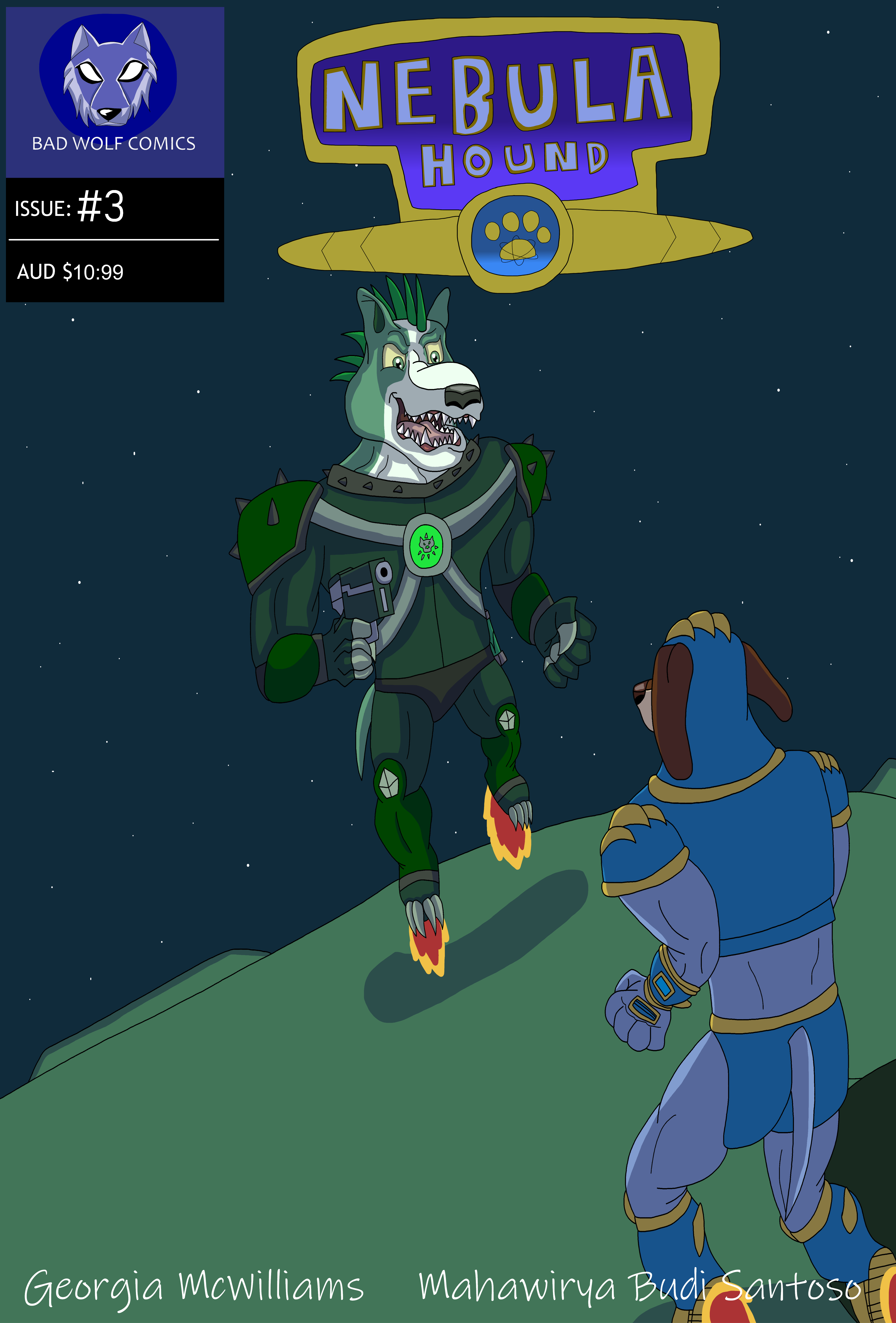 Nebula Hound Issue #3 comic cover