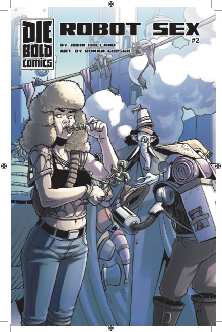Robot Sex #2 comic cover