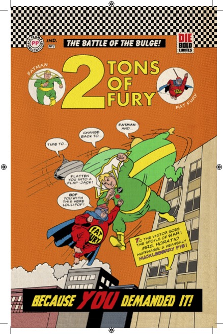Two Tonnes of Fury comic cover